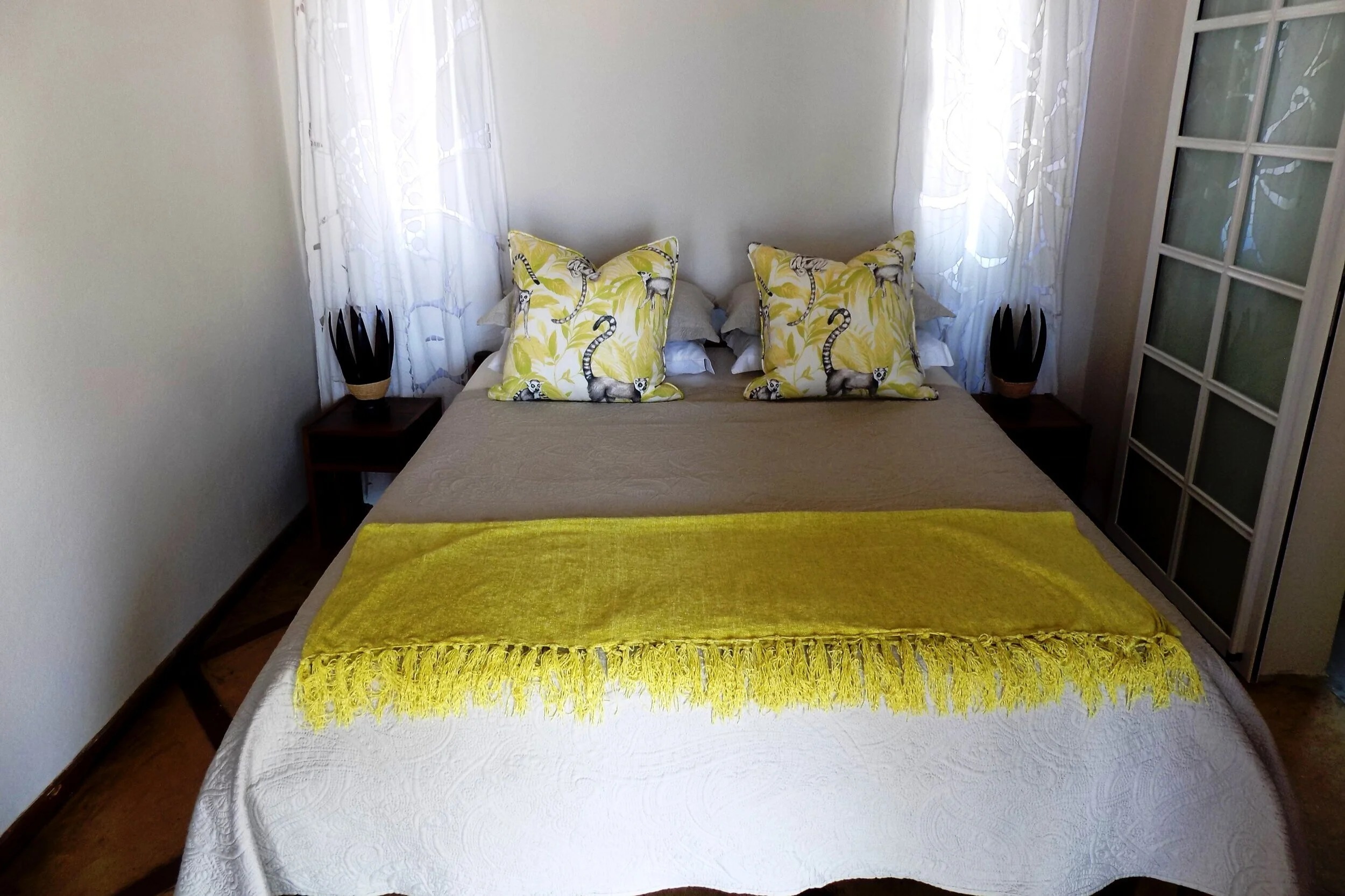 Glamping tent on Nosy Sakatia