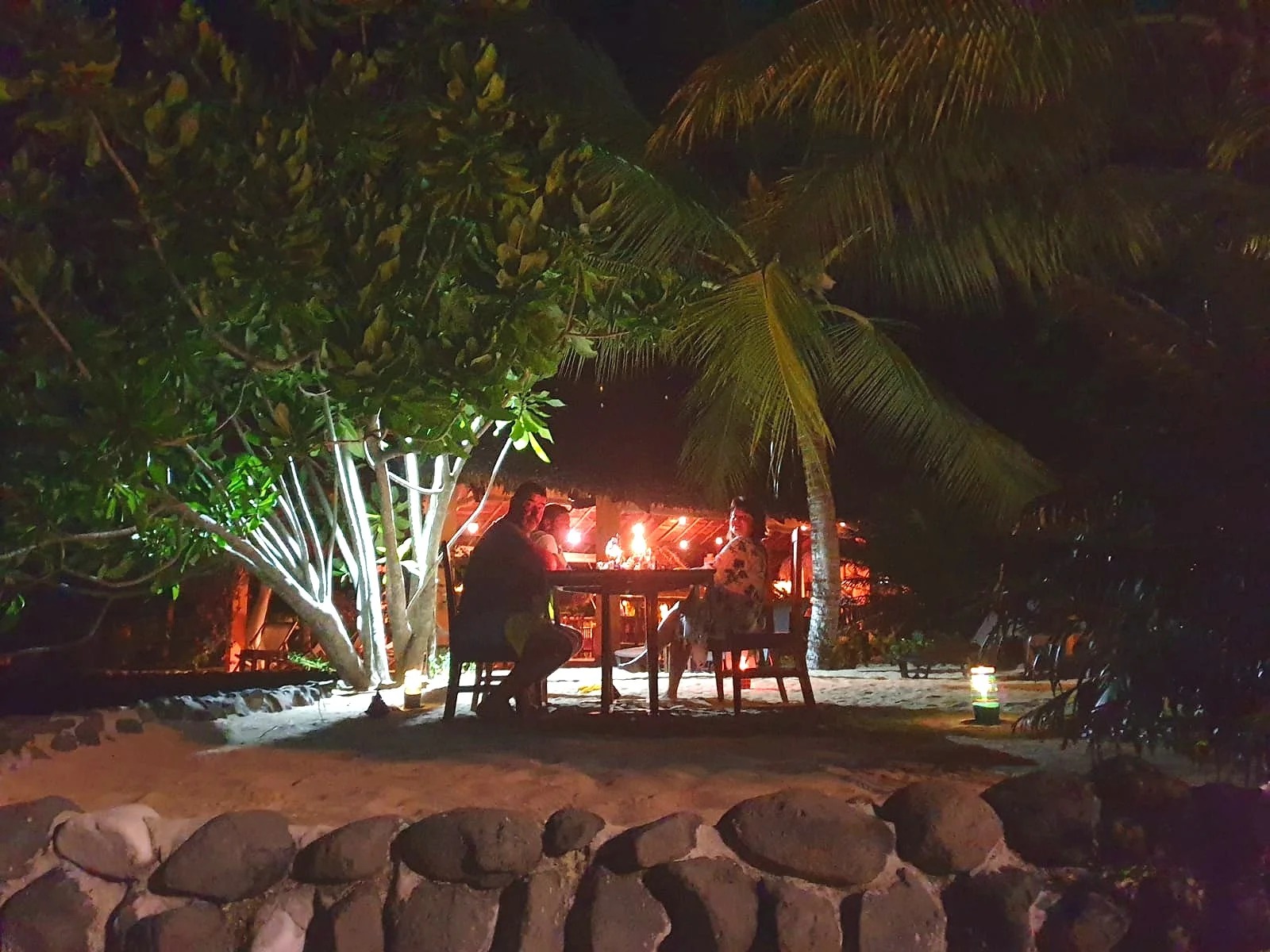 Dinner on the beach at Sakatia Lodge
