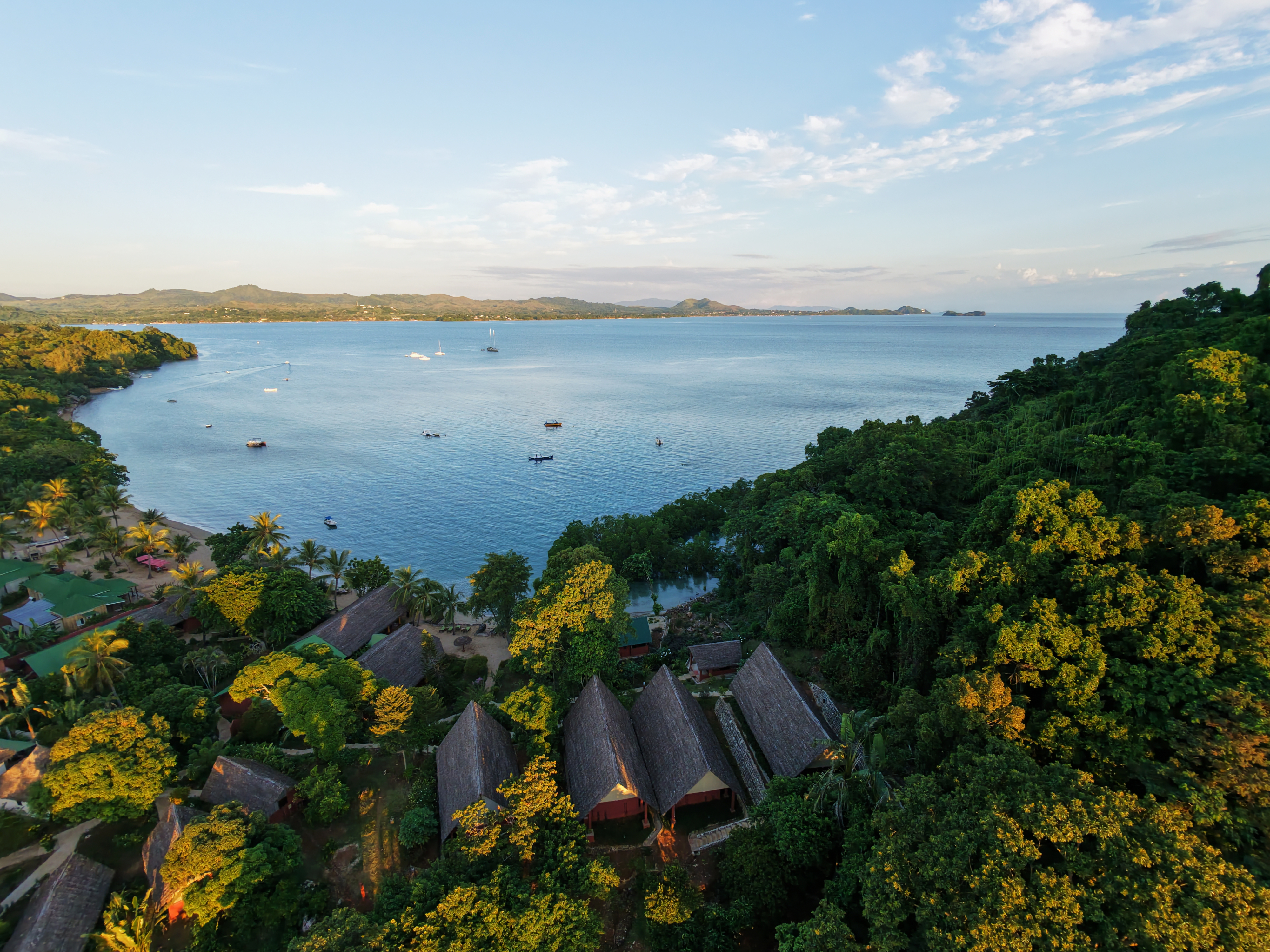 Aerial view of Nosy Sakatia island, Madagascar