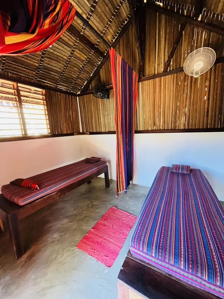 Outdoor massage at Sakatia Lodge
